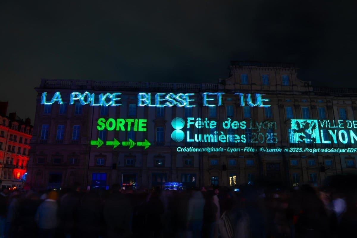 You are currently viewing Fête des Lumières : l’action choc des Soulèvements de la Terre embrase la campagne lyonnaise