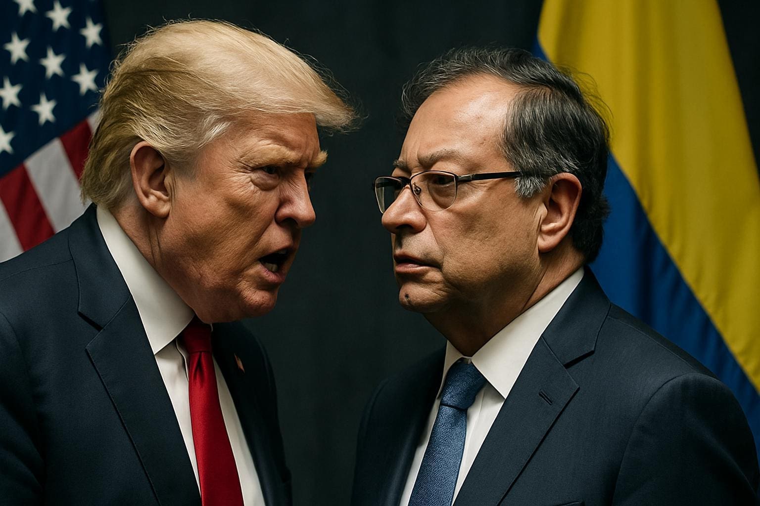 You are currently viewing États-Unis–Colombie : Trump menace Bogota et plonge une alliance historique dans la tourmente