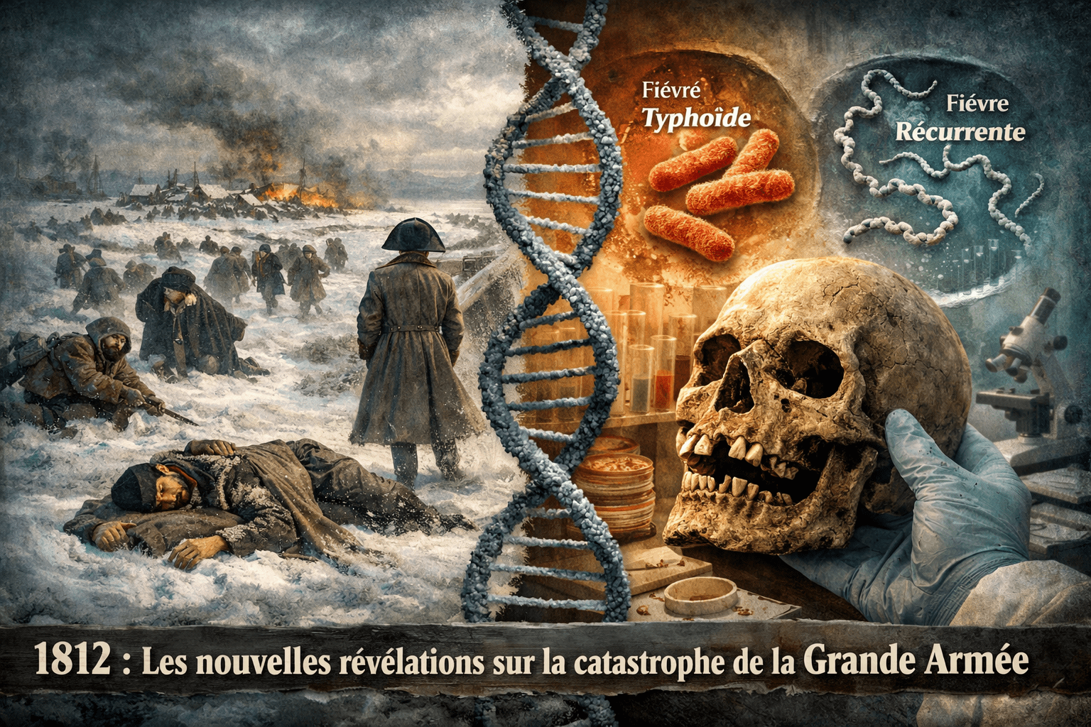 You are currently viewing Campagne de Russie : des analyses ADN révèlent les véritables causes de la défaite de Napoléon