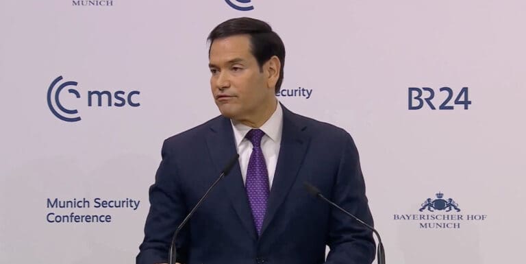 Lire la suite à propos de l’article Conférence de Munich : Marco Rubio affirme que “les Etats-Unis sont toujours les enfants de l’Europe”