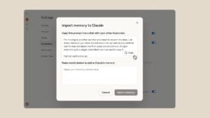 Lire la suite à propos de l’article Claude : Anthropic lance “Import Memory” pour migrer facilement depuis ChatGPT
