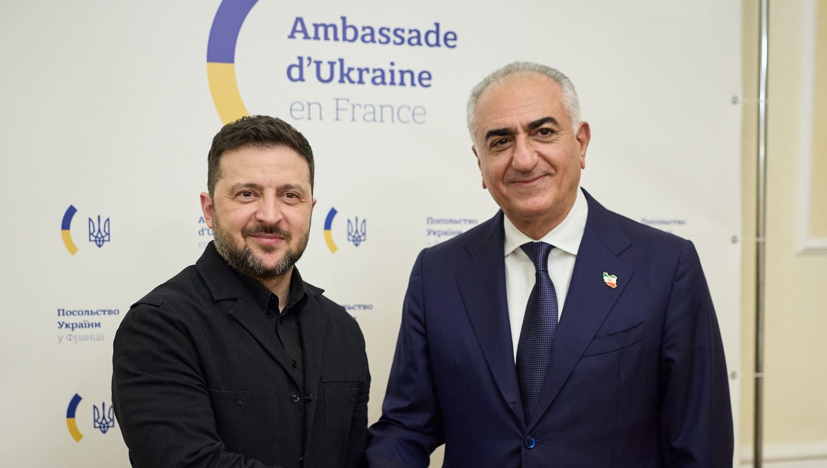 You are currently viewing Paris : Volodymyr Zelensky a rencontré Reza Pahlavi et évoqué l’avenir de l’Iran