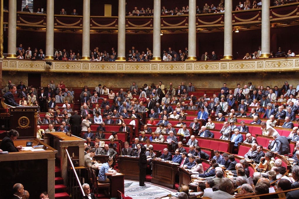 Hemicycle de l'Assemblée nationale. Photo : Flickr.