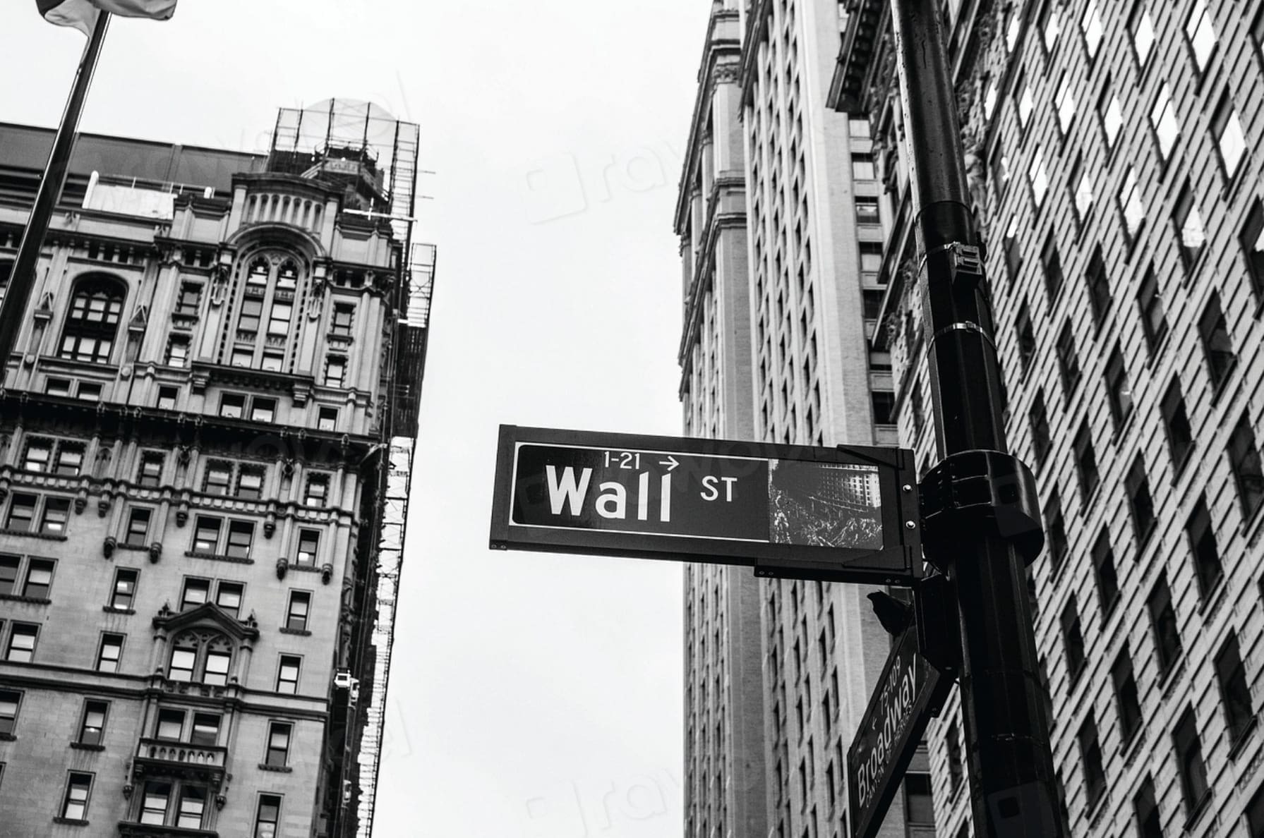 Wall Street à New York. Photo : ID3302813 / Rawpixel.