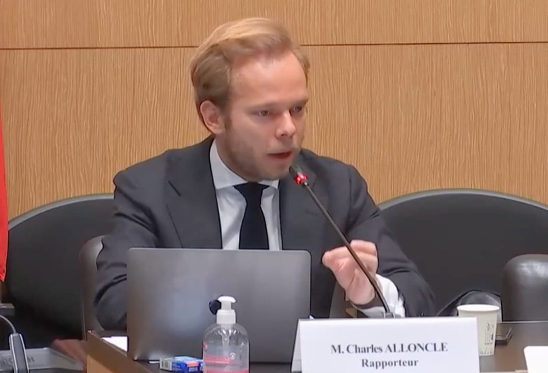 Charles Alloncle, député français. Photo : Capture d'écran de BFMTV.
