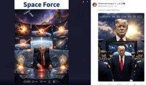 Lire la suite à propos de l’article Donald Trump : des images générées par IA en commandant spatial relancent les interrogations après ses déclarations sur l’Iran
