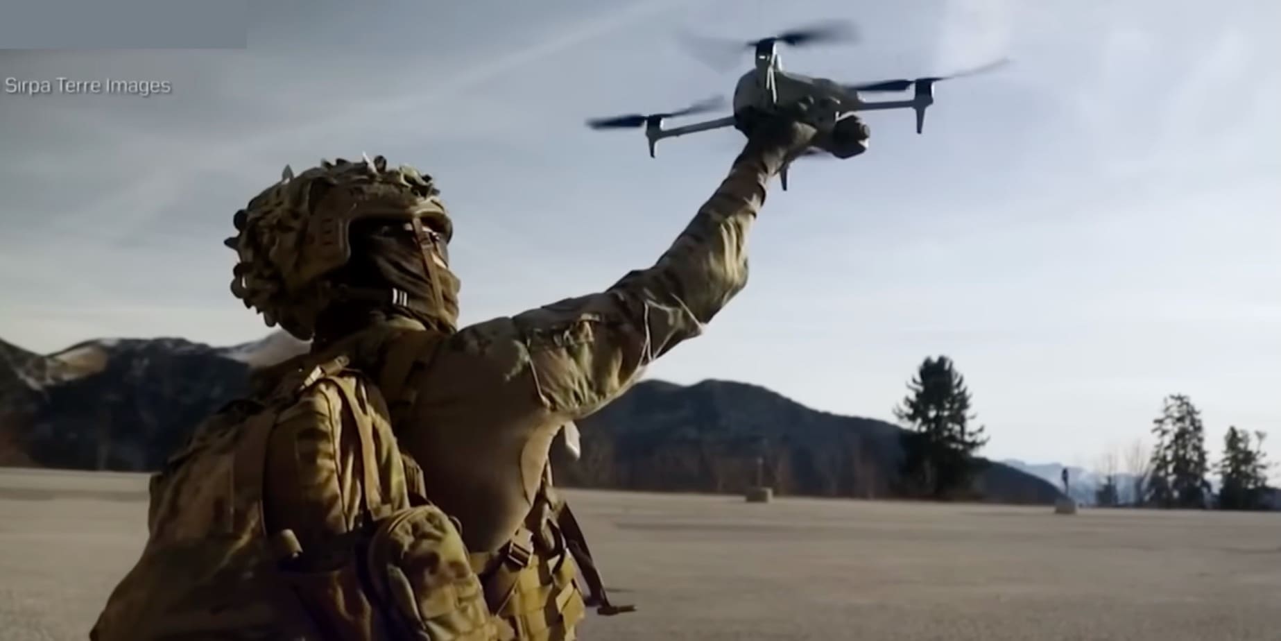 Formation de drones aux militaires français. Photo : Capture d'écran de BFMTV - Youtube.