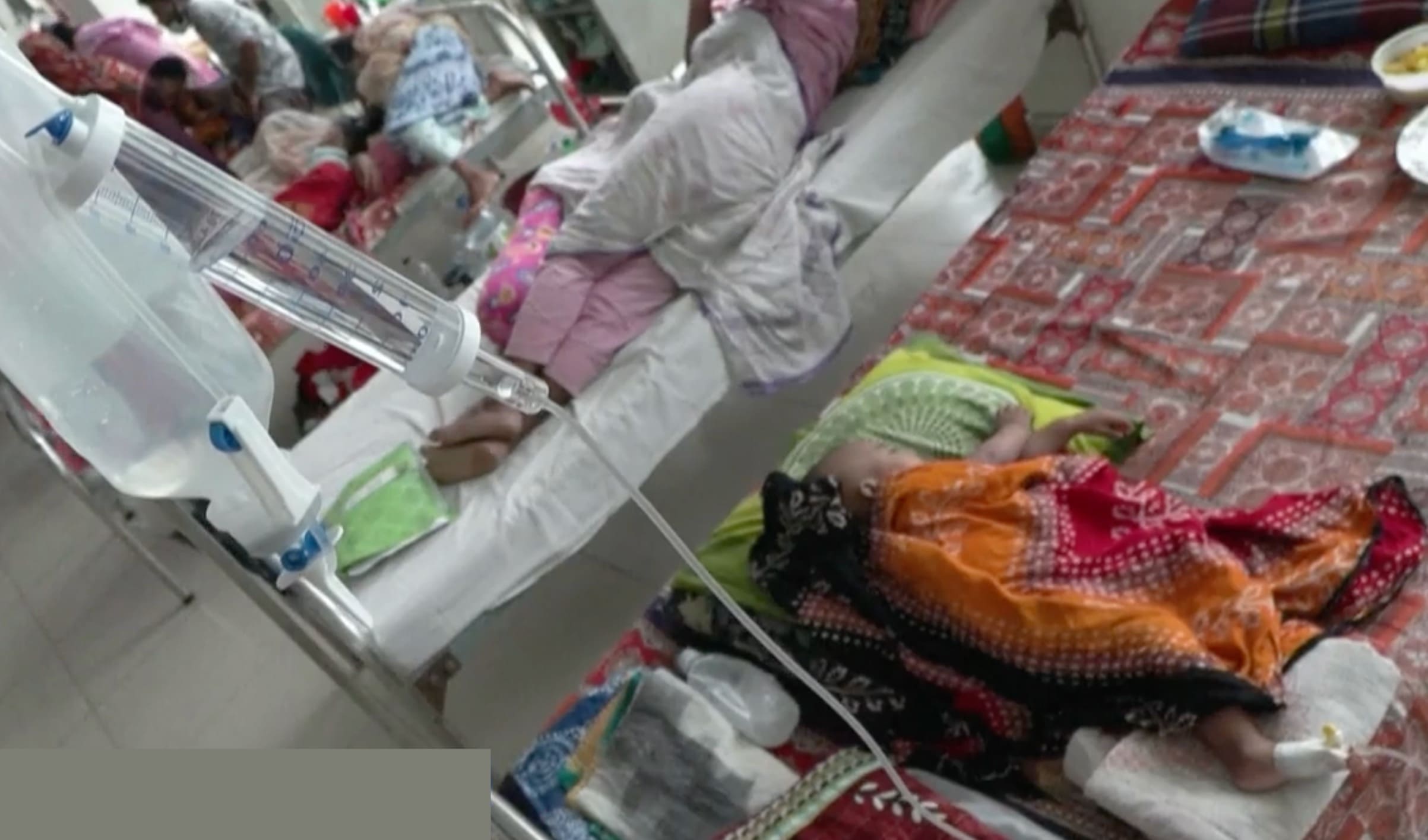 Cas de rougeole au Bangladesh, une campagne de vaccination d'urgence lancée. Photo : Capture d'écran de TV5Monde.