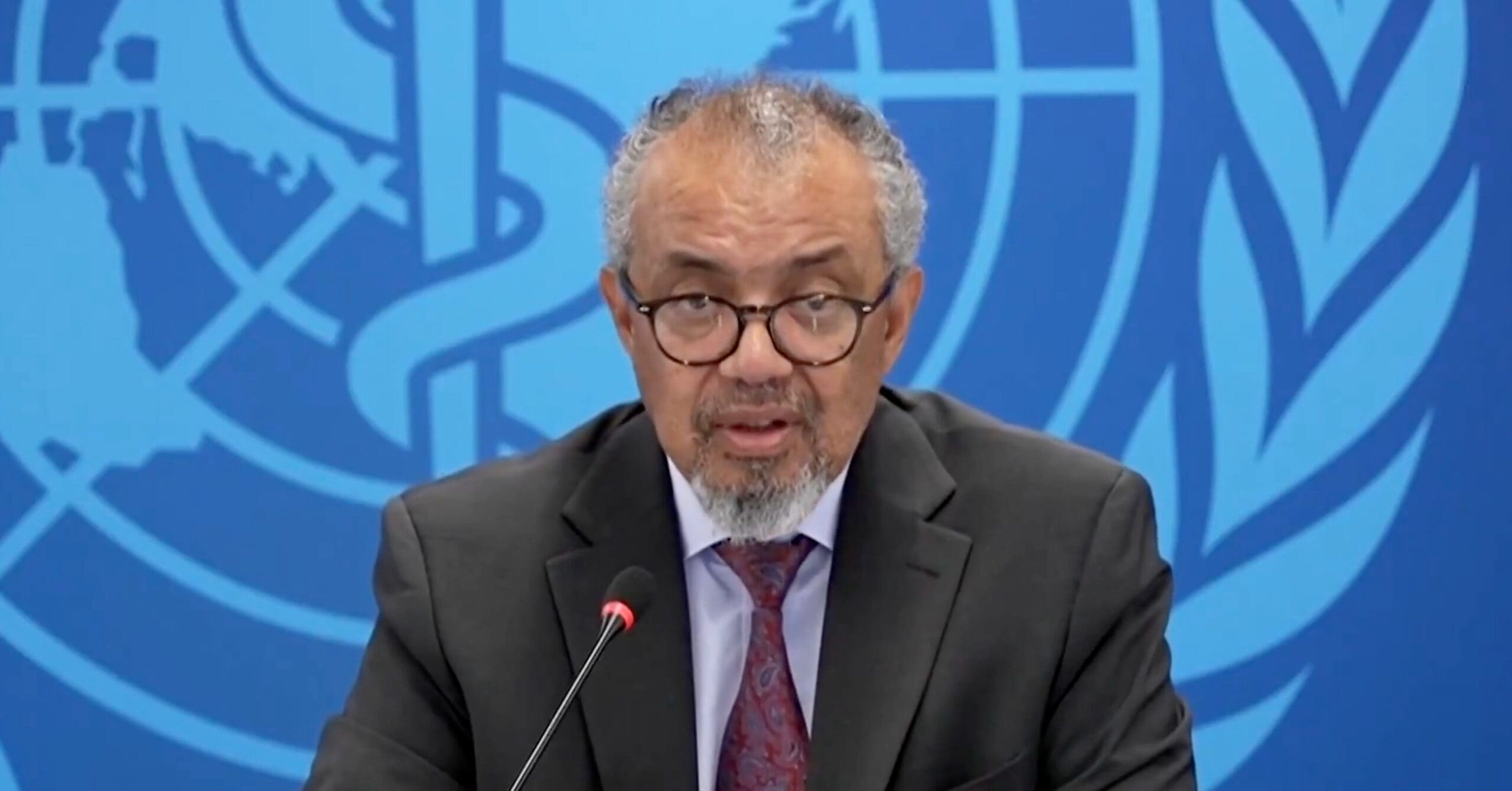 Tedros. Image : Capture d'écran réseaux sociaux.