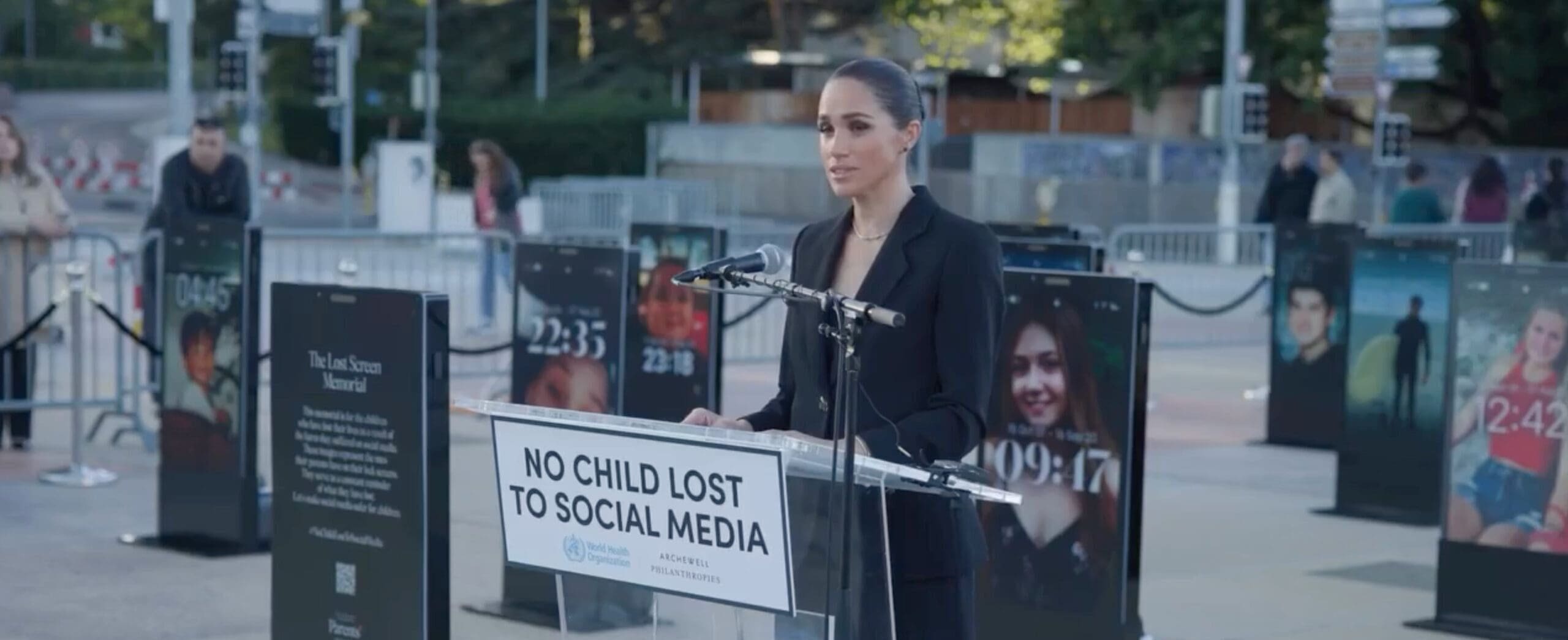 Meghan Markle. Image : Capture d'écran réseaux sociaux.