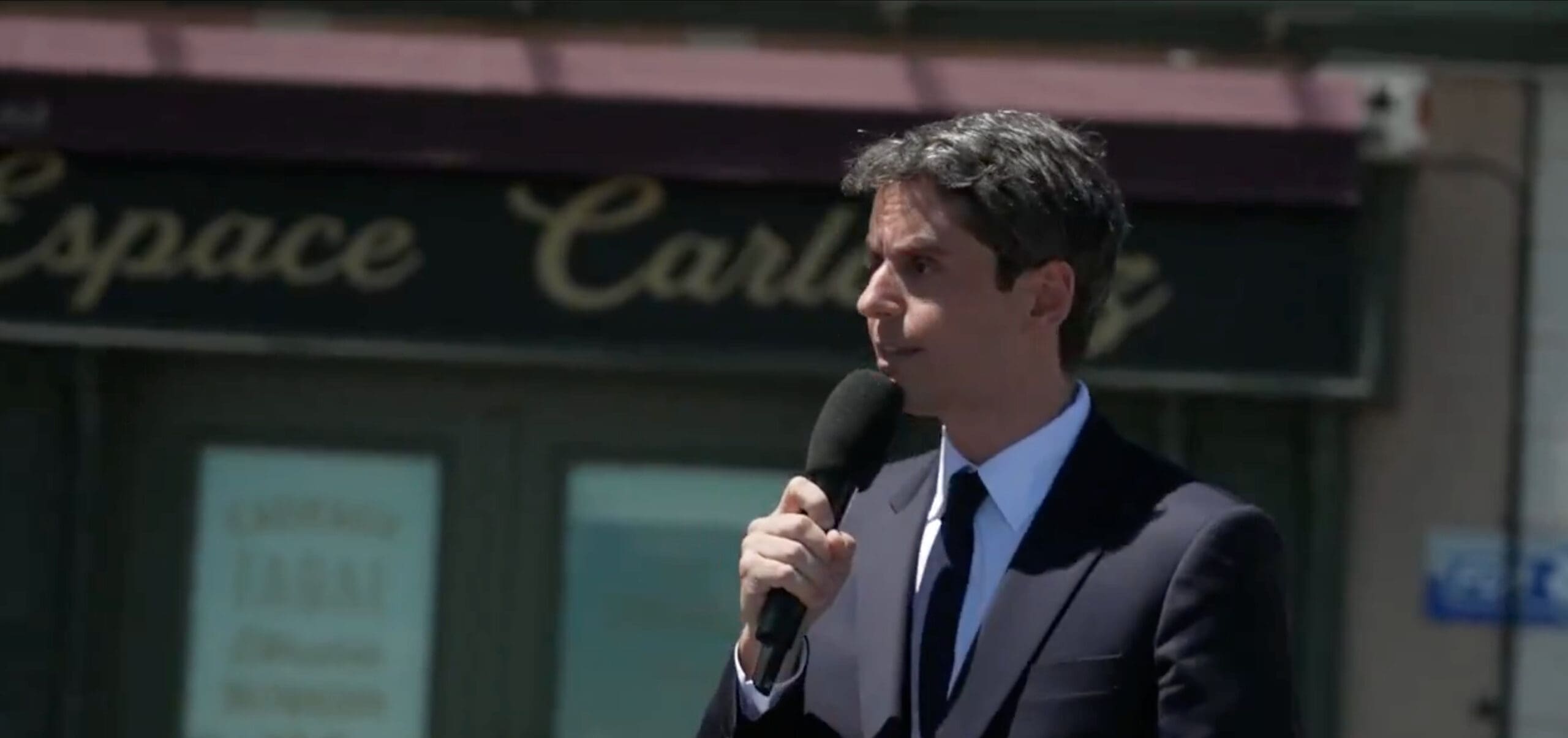 Image : Capture d'écran Gabriel Attal.