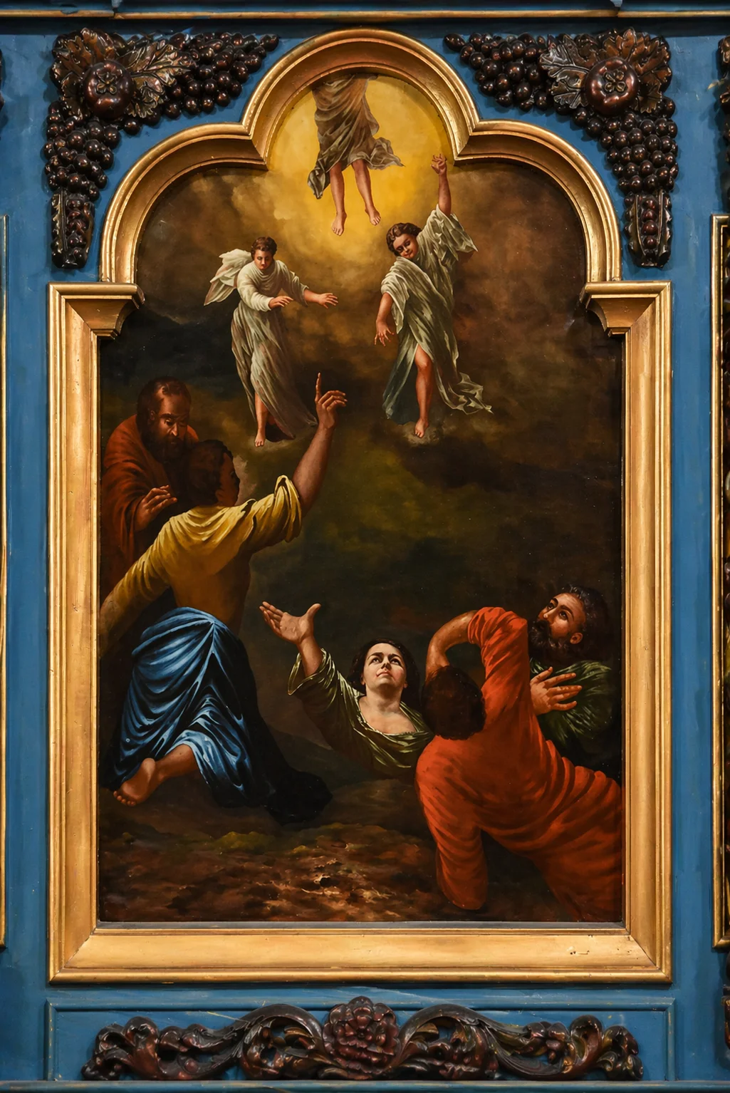 Peinture de l'Ascension du Christ circa 1670