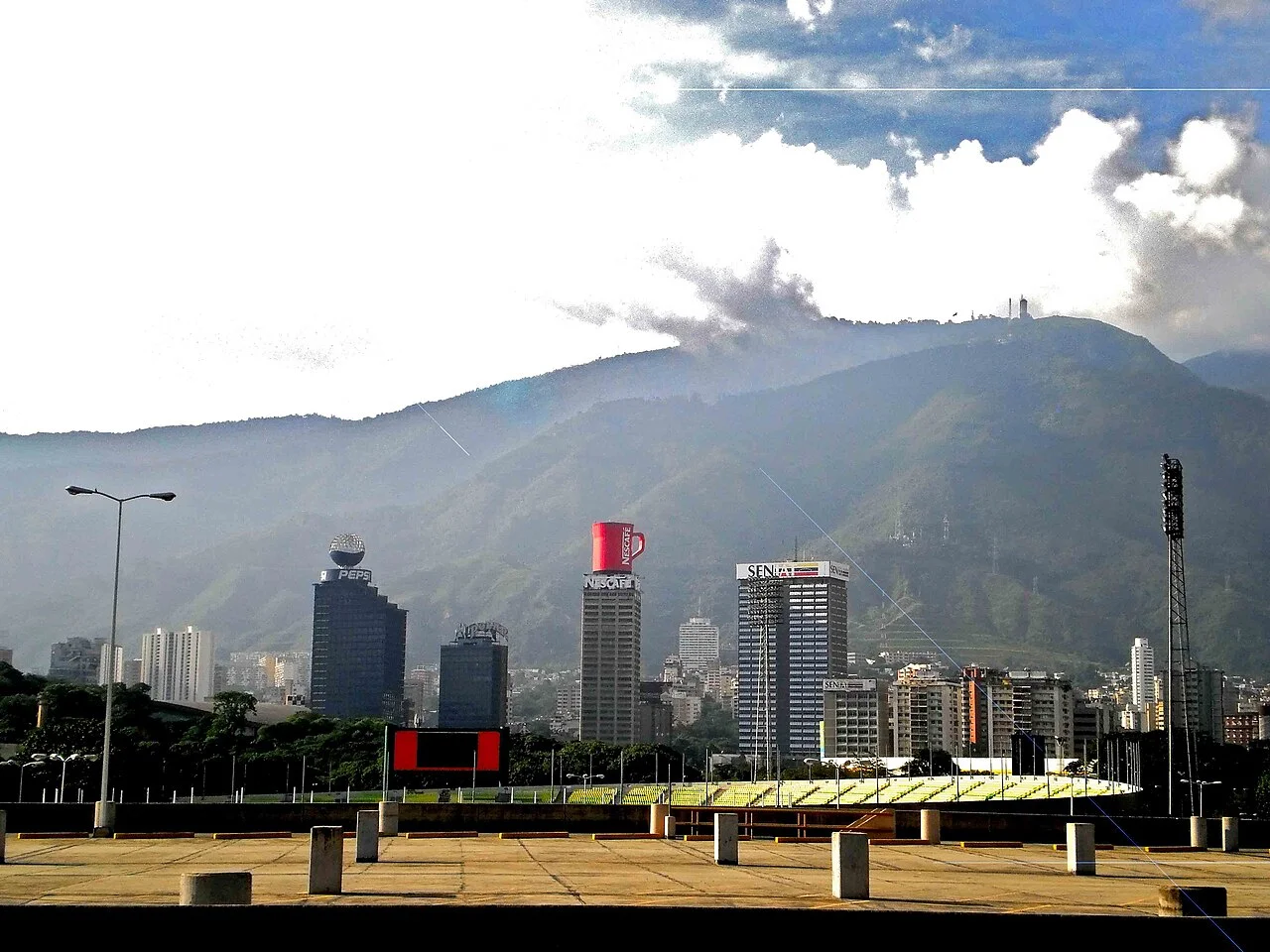 Vue de Caracas, capitale du Venezuela