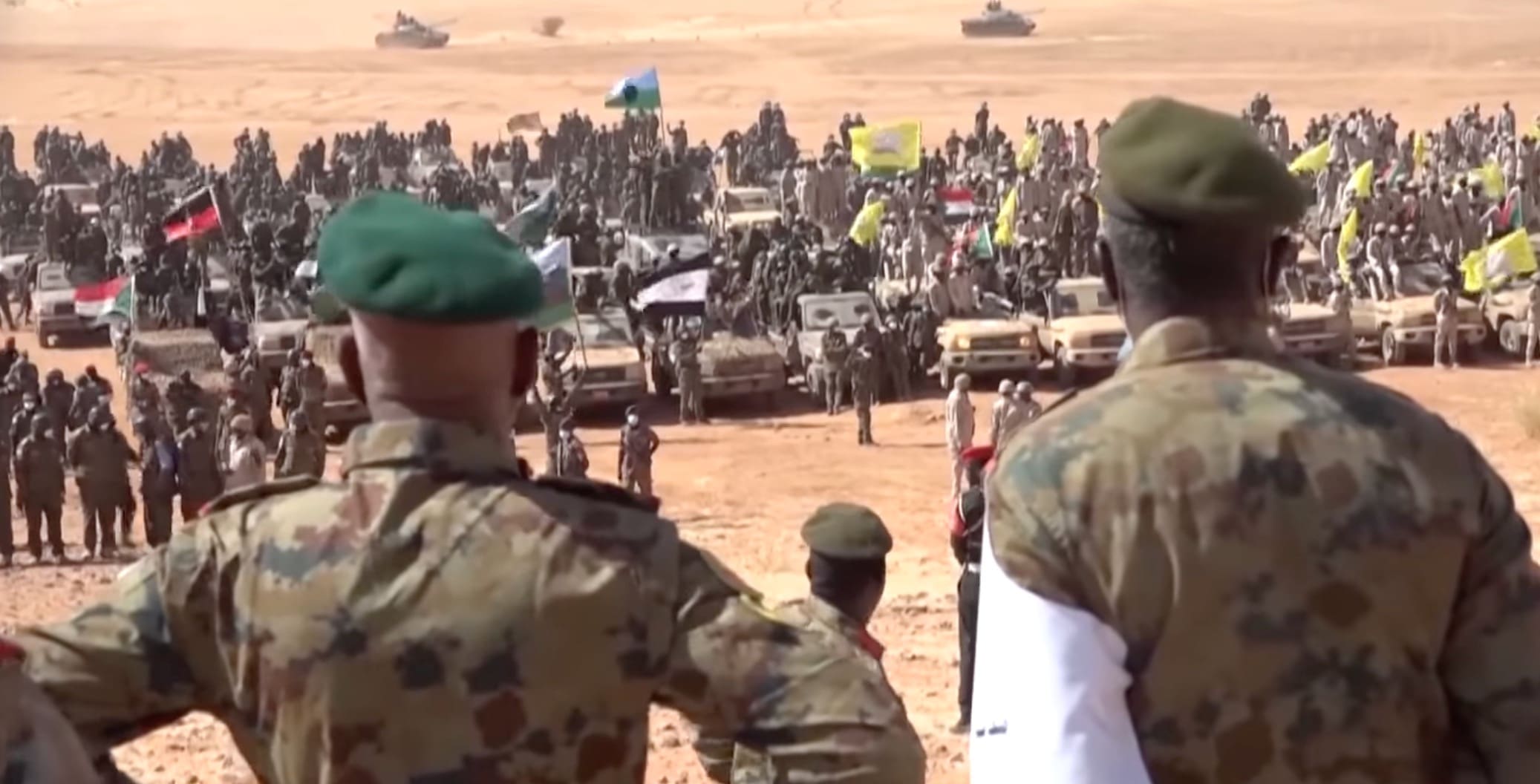 Groupes armés au Soudan. Photo : France 24.