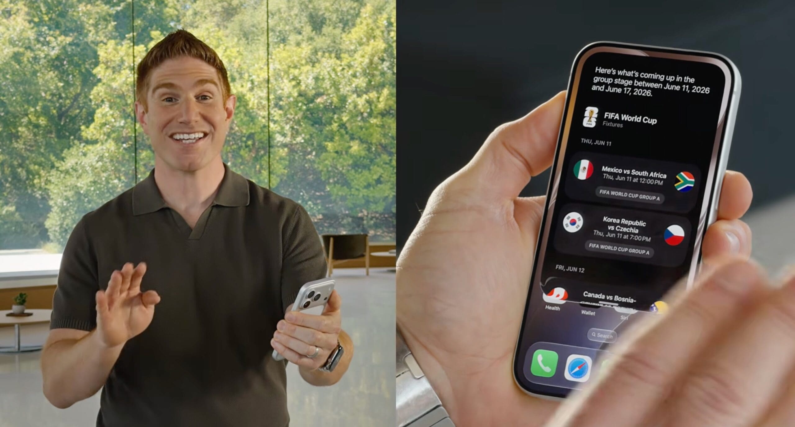 Apple WWDC 2026, introduction de Siri AI. Photo : capture d'écran de Apple - Youtube.