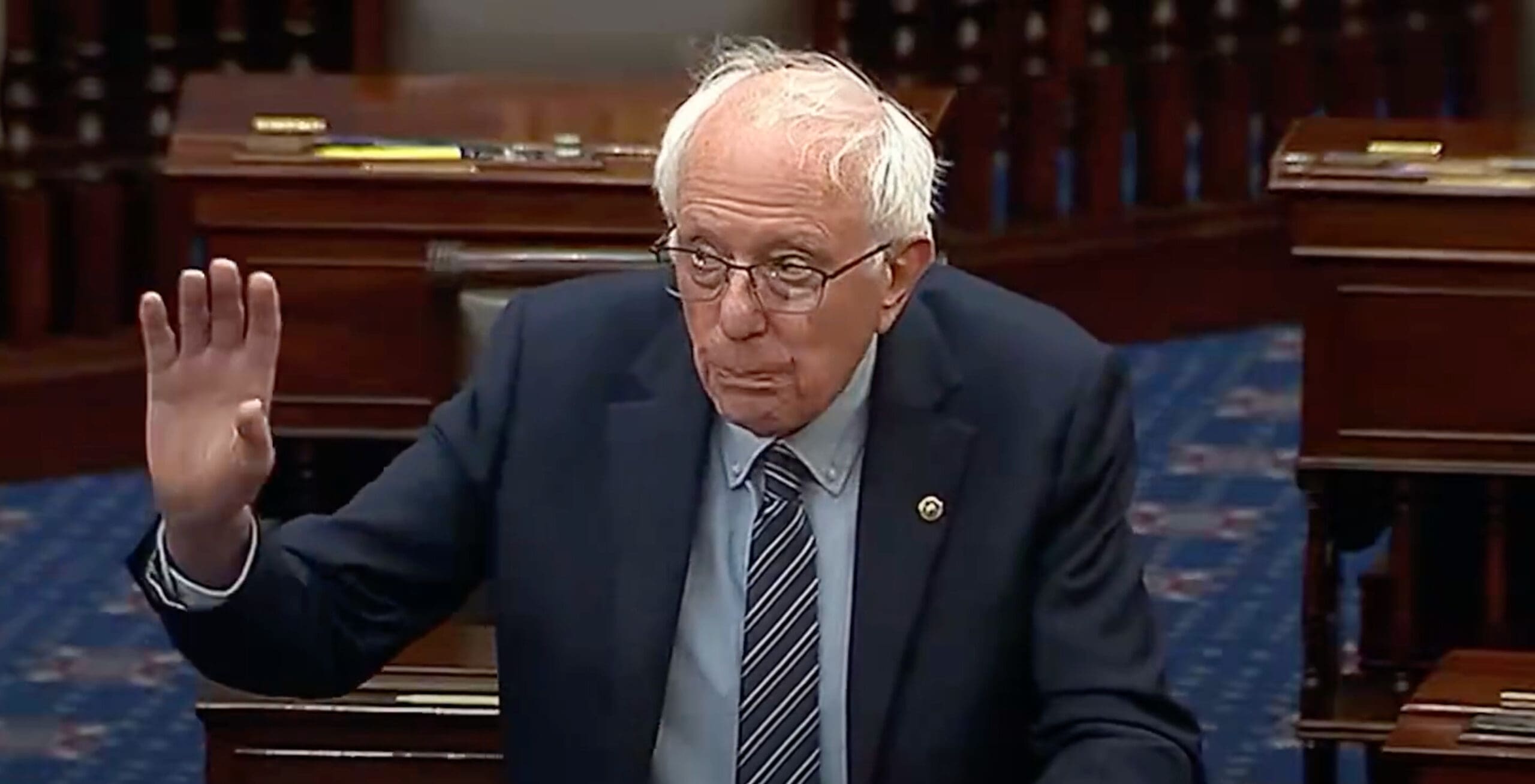 Image : capture d'écran compte X de Bernie Sanders.