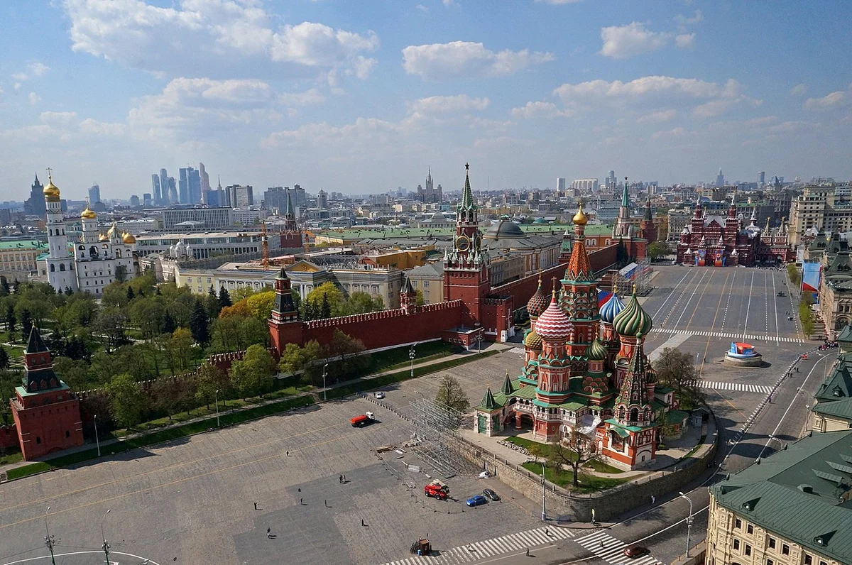 Le Kremlin et la place Rouge à Moscou